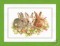 Vervaco Embroidery Kit, 18x70cm, Sweet Bunnies (14 Count