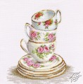 3 Stacked Tea Cups by Luca-S - B2323